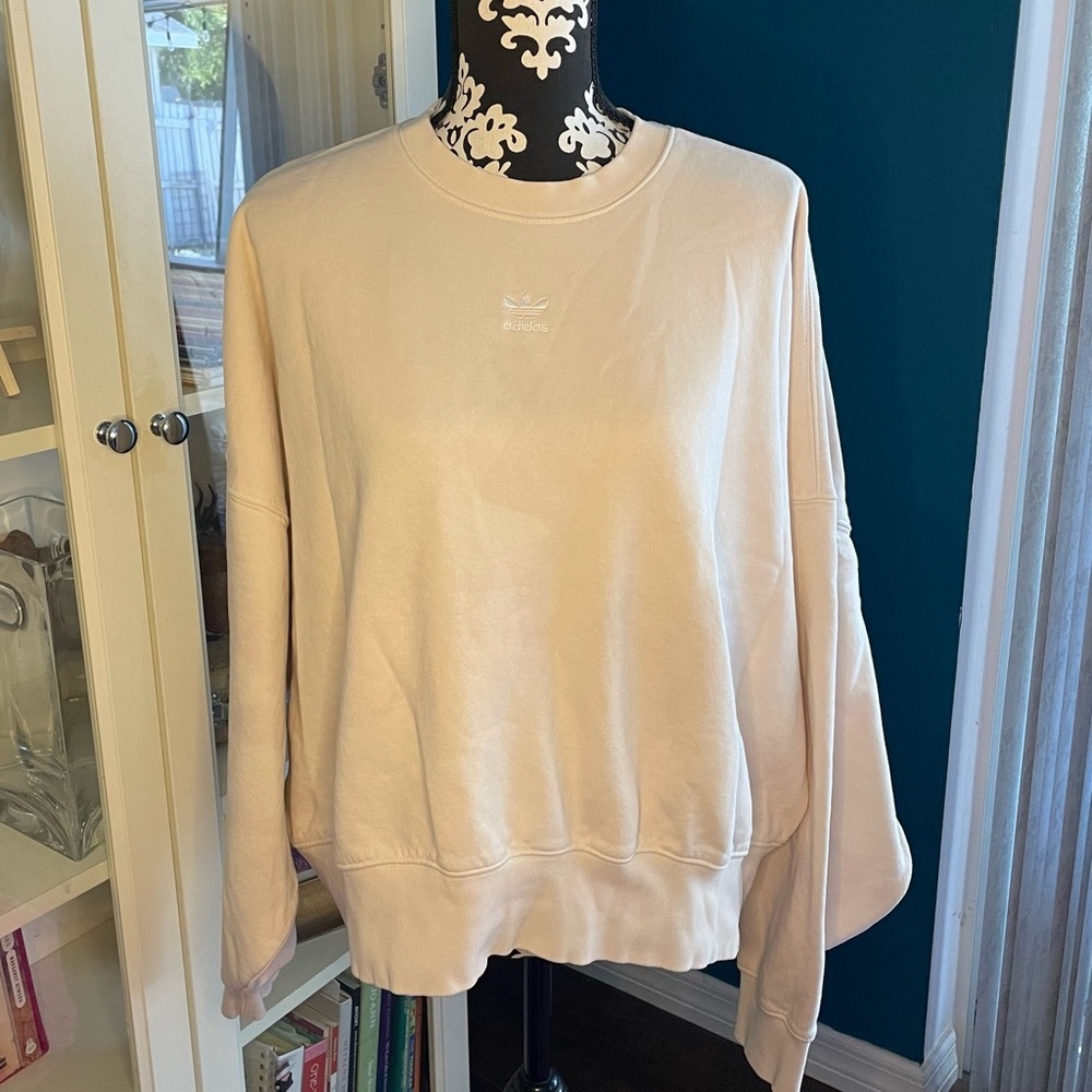 Adidas Cropped Oversized Batwing Sweatshirt​